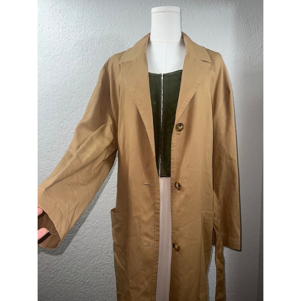 Mango Long Duster Trench Professional Coat Capsule Wardrobe Parisian Staple